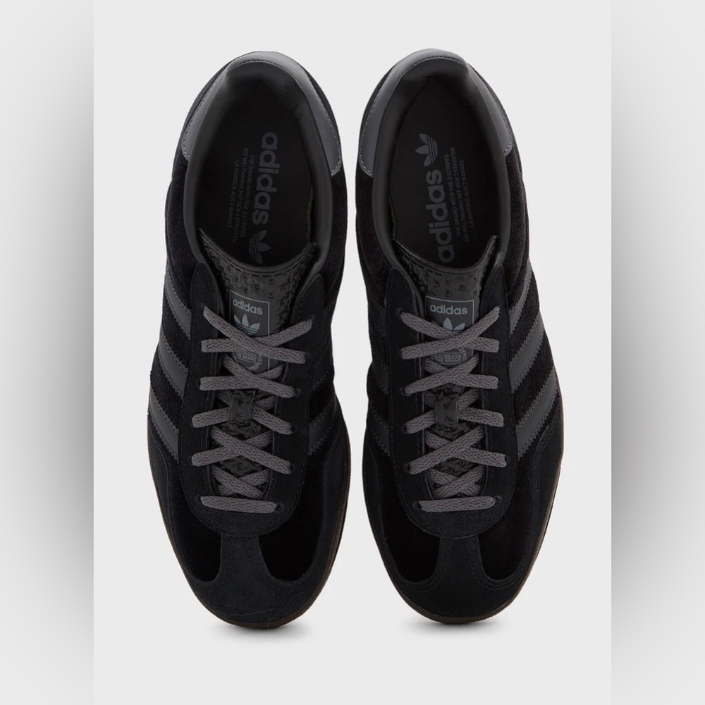 Adidas Originals Gazelle Indoor black velvet men’s size 7.5